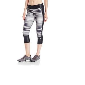 ADIDAS Women's Black Silver XS SN 3/4 GTight NEW